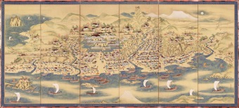 Matsumae Folding Screen designated a tangible cultural property by Hokkaido