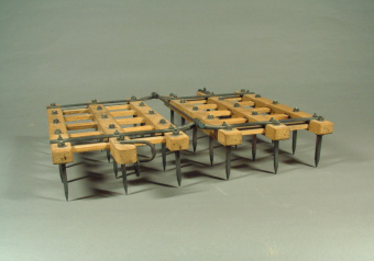 Rectangular harrow (Western-style animal-powered farm tool)