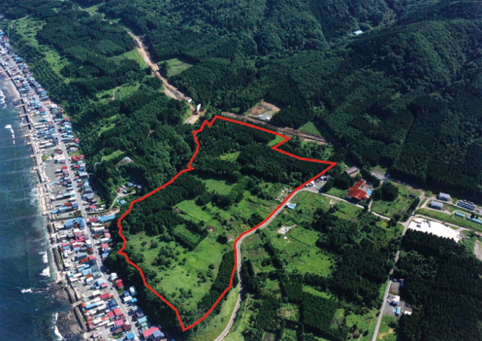 垣ノ島遺跡：遺跡全景