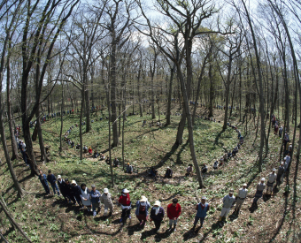 Kiusu Earthwork Burial Circles in Chitose